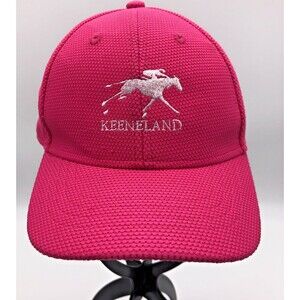Keeneland Ball Cap Hat Youth Girls Pink Strapback Garb Horse Racing KY